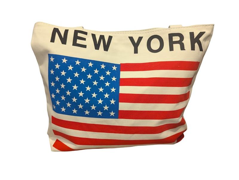 New York American Flag - Canvas Bag - Lot 127