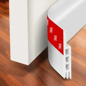 100cm Adjustable Door Draft Stopper, Silicone Material, Insulation and Noise Reduction, Easy Installation, Indoor and Outdoor Use