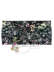 DBP Twist headbands- rainbow spider web