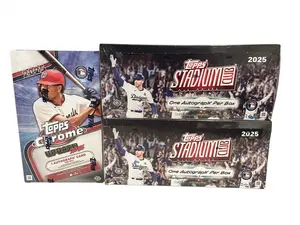 Baseball 426 - 2 X TOPPS 2025 STADIUM CLUB HOBBY BOX 2025 TOPPS CHROME UPDATE HOBBY BOX RIP