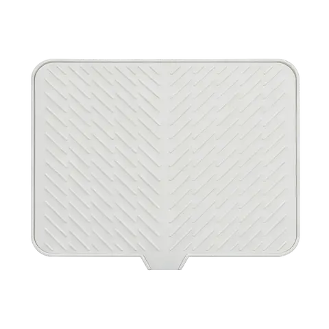 Cubidupi Silicone Large Size Dish Drying Mat with Built-in Drain Lip Dish Drainer Mats for Kitchen Counter Easy-Clean High Temperature Resistance Coaster, Perfect Gift for Valentine's Day Father's Day Mother's Day Anniversary Birthday