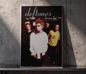 Deftones Band Music Poster | HD Waterproof Wall Art | Alt-Metal Icon | High Definition Print | Trendy Room Decoration, Easy-to-Apply Gift