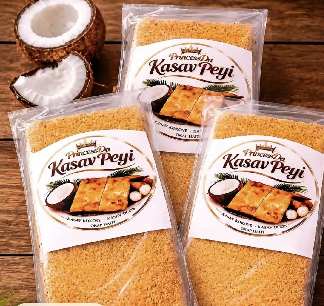 PrincessDa Kasav Peyi  coconut snack- Pack of 3
