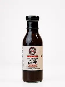 Cayenne Candy BBQ Sauce by Gourmet Recipe Experts Sweet & Heat Balanced Barbecue Sauce