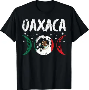 Mexican Independence Day Oaxaca Mexico Moon Men Women Kids T-Shirt Pure Cotton Graphic Tees Menswear Top: Gifts for Men & Women