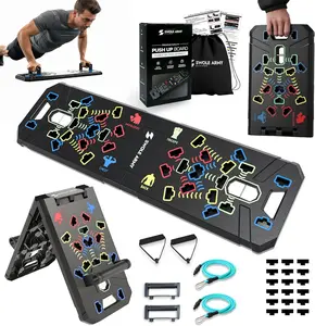 20-in-1 Push Up Board – Multi-Functional Home Workout Equipment with Color-Coded Training System for Full Body Strength