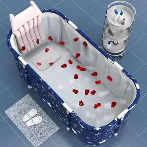 Foldable, for Adults, Separate SPA Tub for Hot bath ice bath,Efficient maintenance of temperature (Star)