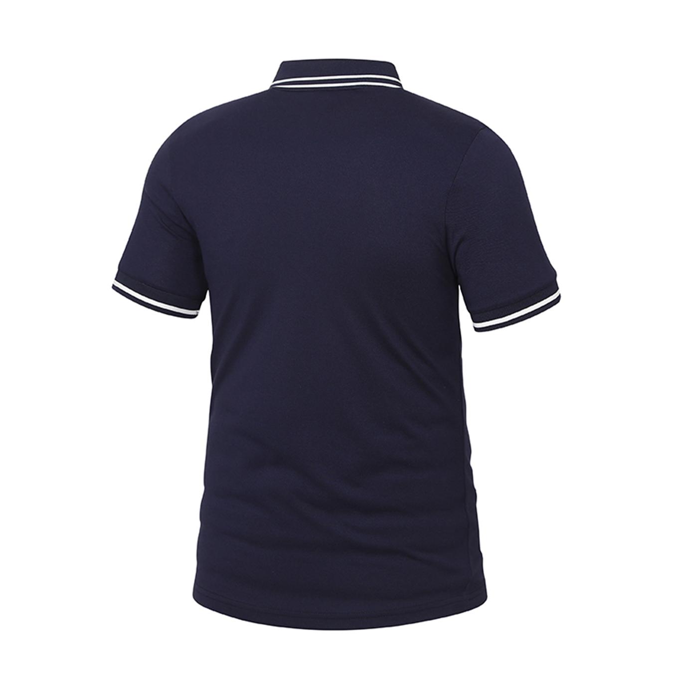 Men’s slim-fit short-sleeve polo shirt, classic pique polo with a pointed collar, breathable casual collared top for golf, business, and everyday wear