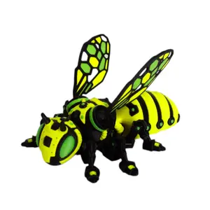 3D printed new product, best-selling cross-border artificial animal model, mechanical bee, children's toy, creative desktop decoration
