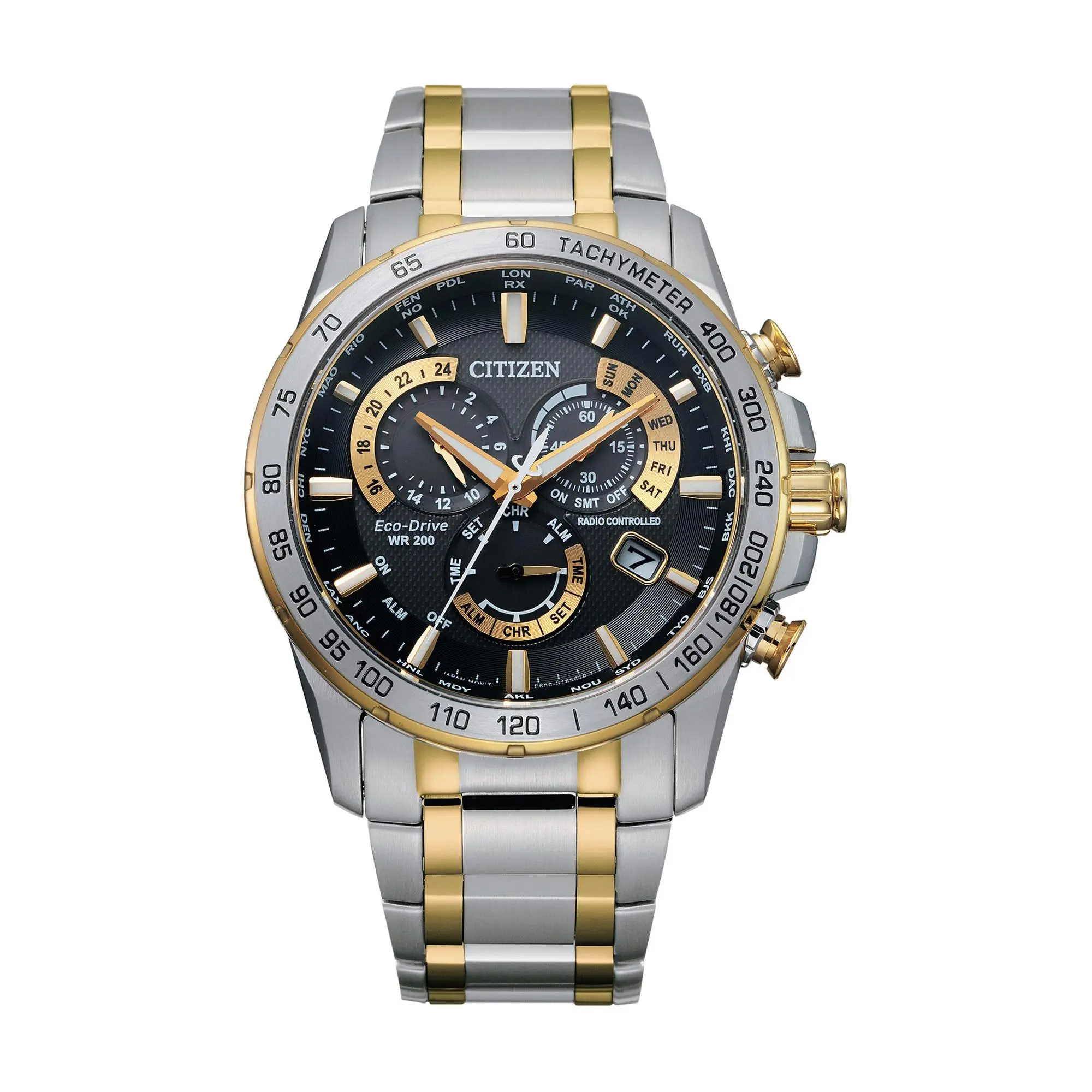 Citizen Men's Eco-Drive PCAT Atomic Timekeeping Chronograph