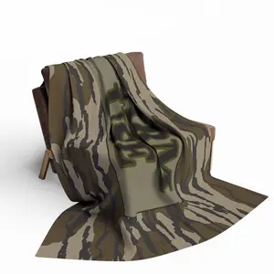 Bottomland Farm Use Camo Velvet Blankets Camouflage Decor Multifunction Soft Office Bedding Blankets Plush Thin Quilt