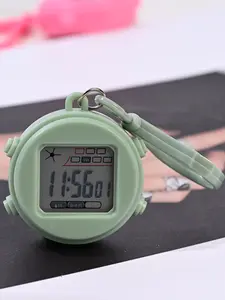 New Fashion Women's Small Plastic Wall Clock, Versatile Electronic Digital Wall Clock, Student Timekeeping Watch, Stylish and Practical Design