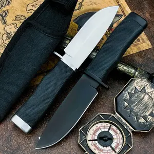 New 2008 Camping Fixed Blade Knife 5Cr13Mov Blade ABS Handle Expedition Multi-Purpose Fishing Tool EDC Outdoor Survival Knife