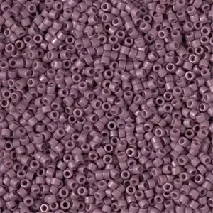 Matte Opaque Glazed Twilight Lavender 11/0 delica beads || DB2295