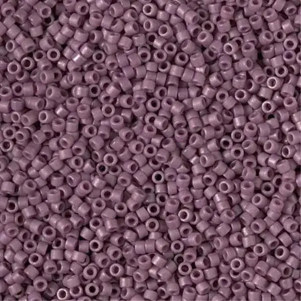 Matte Opaque Glazed Twilight Lavender 11/0 delica beads || DB2295
