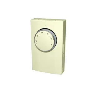 King Electric K101A 1-Pole Thermostat, 18-22A, 120-277V - Almond