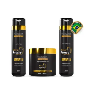 Kerabrasil Kerahorse | Infused with Biotin | Fortified with Keratin Formula for Enhanced Hair Growth & Strength | For all Hair Types | Renowned for Boosting Scalp Health (Kit)