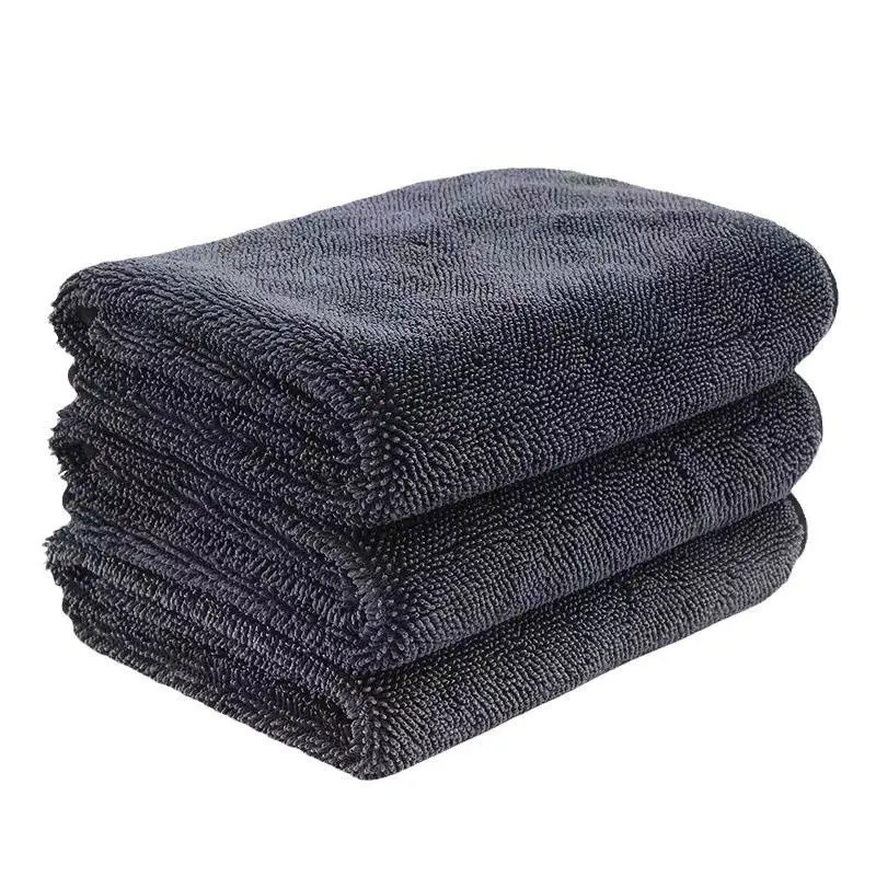 Super Fiber Car Dry Towel, Large Size, Quick-Dry with Twist Ring Design, Ideal for Cars Trucks Boats, Durable Absorbent Cloth, Car Wash Supplies