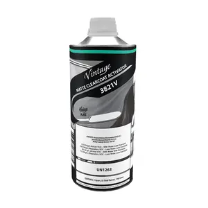 Vintage Flatz VTGCP3821-4 1 qt. Regular Speed Clearcoat Liquid Activator, Colorless - European Clearcoats