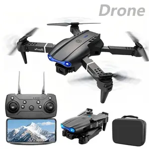 E99 foldable remote-controlled quadcopter drone, beginner friendly and lightweight | One click takeoff and landing, intelligent obstacle avoidance, with storage bag | Ideal gift for Easter and birthdays translated into English cat