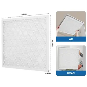 MERV 11 AC/HVAC Furnace Air Filter 20x20x1 ABS Frame 4 pk, 8 pk and 5 pk filter paper only