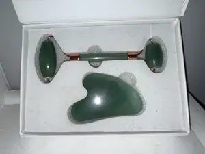 Jade facial massage gift set