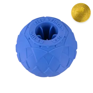 RT. 111 Small Blue Dog Chew Toy FDA-Certified Thermoplastic Elastomer Medical-Grade Safe Indestructible Professional-Grade Resilience Optimized Blue Color