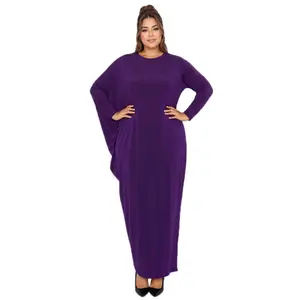 Plus Size L I V D Louella Asymmetrical Maxi Dress - Elegant Design with Side Slit, Versatile Style for Any Occasion