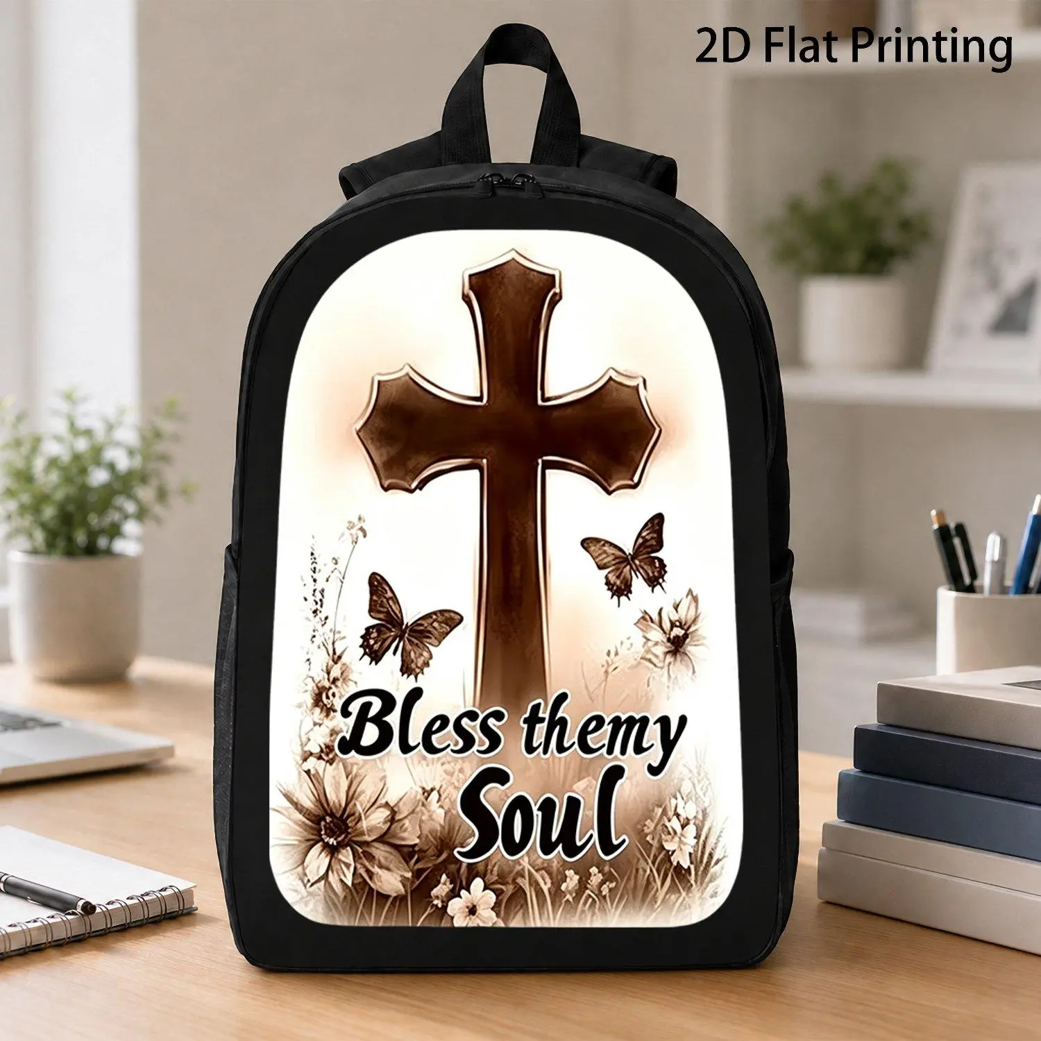 Cross Flowers Offers a Spacious And Lightweight Unisex Backpack Featuring Tunable shoulder straps And Side Pockets, Perfect for Everyday Use, Commuting, And Various Activities. It'S Great for Hiking, Climbing, And Adventures