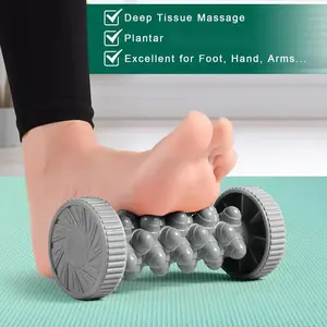 Foot Massager Roller for Plantar Fasciitis Relief, Portable, Deep Tissue Muscle Massage, Foot Arch and Heel Pain, Reflexology Tool