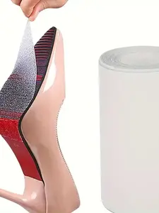 1 Roll of High Heel Sole Non-Slip Pads, Noise Reduction Trimmable Footwear Shoe Sole Protector Stickers, Durable Self-Adhesive Anti-Slip Tape