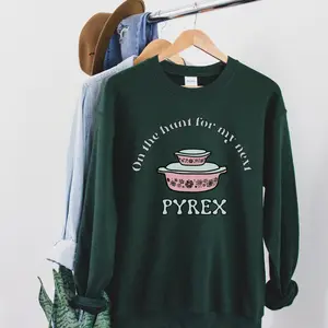 Pyrex Collector retro inspired sweatshirt. Vintage pyrex, Retro Pyrex, Pyrex fan, gift for her
