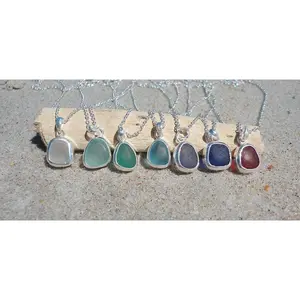 Sea Glass Pendant Necklace