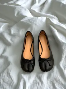 Versatile Daily Commute Women Soft Ballet Flats Slip On Loafers Moccasins Tabi Ninja Casual Shoes with Bow Knot Cute Comfy Chic Slip On Flats for Easy Comfortable Wear for Hangout