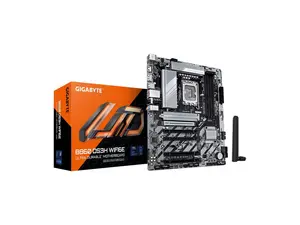 GIGABYTE B860 DS3H WIFI6E Intel Core Ultra (Series 2) LGA 1851 Motherboard, ATX, DDR5, 3x M.2, PCIe 5.0, USB-C, WIFI6E, 2.5GbE LAN, EZ-Latch