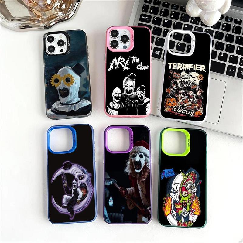 Terrifier One Case Movie T-Terrifier 2 3 H-Horror Clown Phone Case For Apple 11 12 13 14 ...
