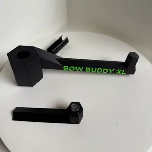 Bow Buddy XL Extra-Long Bow and Gear Hanger for Trucks & SUVs 1" Longer for Deeper Seats Secure Fit Tool-Free Headrest Mount