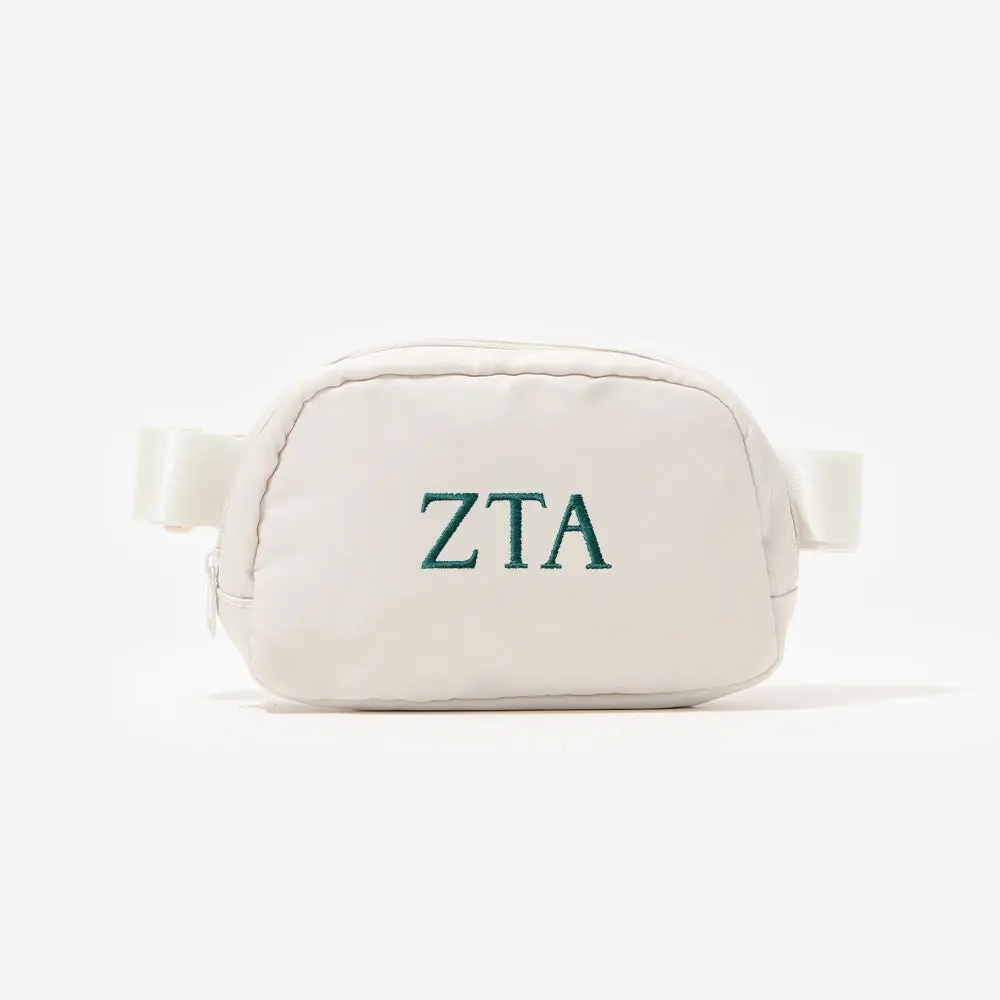 Zeta Tau Alpha Belt Bag | Champagne