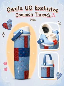 Owala Common Threads 30oz FreeSip Sway Water Bottle – Common Threads USA 250 Collection, America’s 250th Anniversary Limited Edition Insulated Leakproof Tumbler