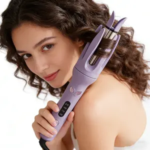 28mm Negative Ion Automatic Rotating Curling Iron - 4-Mode Adjustable Temperature Portable Hair Styling Tool for Women, Home Use & Festive Party Gift (Home Supplies, Party Bags & Gifts), Curler