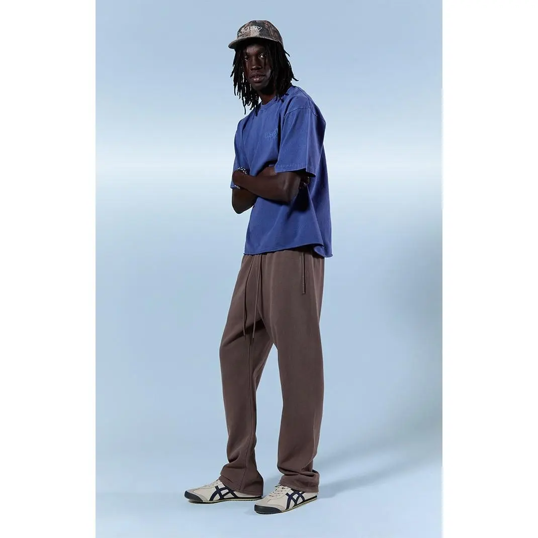 Pacsun Men's Brown Straight Leg Sweatpants