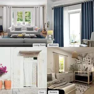 Curtain rod, suitable for windows 16 to 144inch inches, adjustable length, diameter 1inch, equipped with aluminum decorative tips, black