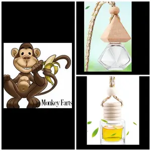 Car Diffuser - Monkey Fart Fragrance (Banana scent) Hang up in your car or small space and enjoy the fragrance