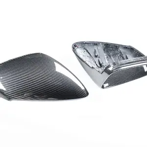 Dry Carbon Fiber Mirror Covers for 19-UP Porsche 911 992, Left Hand Drive, Stick-On Style