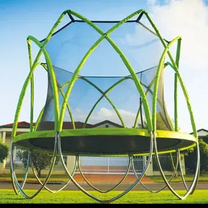 inclosed trampoline and seing set