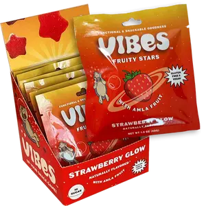 STRAWBERRY GLOW with AMLA FRUIT - Box of 6 Sugar Vitamin