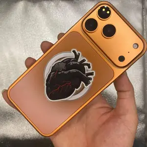 Anatomical Heart PopSocket – Edgy Heart Design Phone Grip, Gothic Phone Accessory, Perfect Gift for Horror Fans & Art Lovers