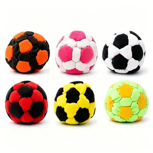 2026 Soccer Season Soft Fun Hacky Sack, Mini Football Shaped Portable Educational Juggling Toy for Kids Adults Indoor Outdoor Party