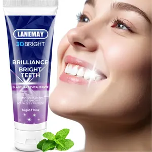60g - 3D Bright Tooth Serum - Hydroxyapatite & Hydrogen Peroxide Formula - Brightens Teeth in 3 Days - Enamel-Safe Sensitivity Protection
