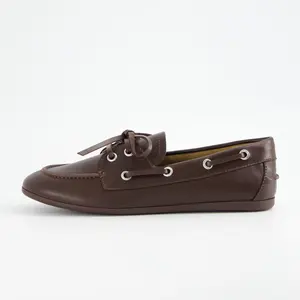 Cushionaire Women's Anchor Boat Shoe – Classic Slip-On Moccasin Loafer with Nautical Detailing + Memory Foam, Wide Widths Available